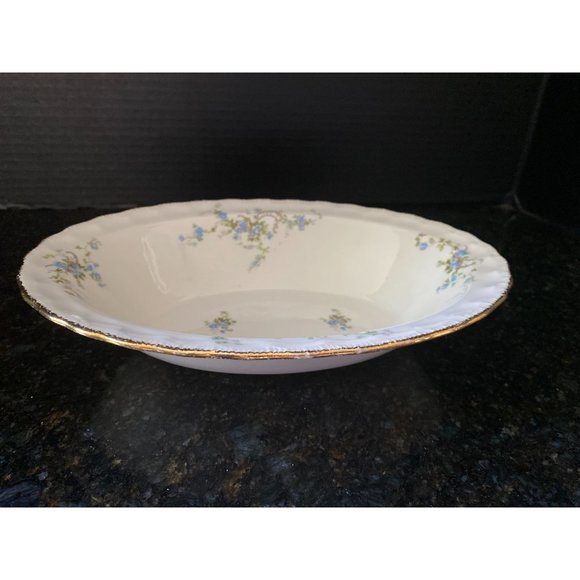 Pope Gosser Blue Floral 7" Serving Bowl - Picture 3 of 9